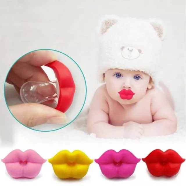 Molar Funny Pacifier Teether Baby Silicone Nipple Dummy Lip Orthodontic Soother