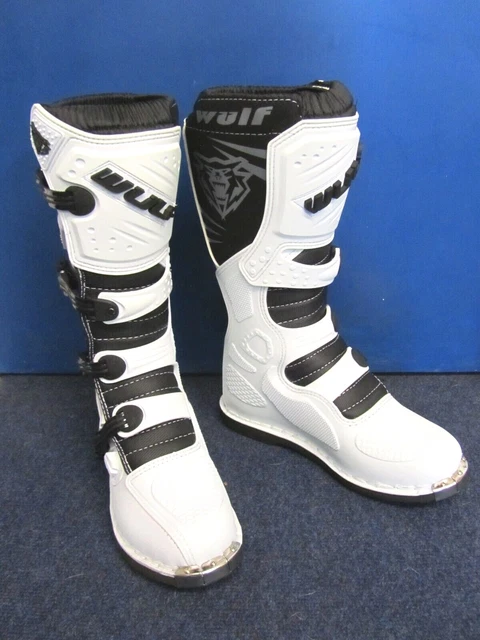 Wulfsport Trackstar Motocross Boots Off Road Quad MX Adult EUR 45&47/ UK 10.5-12