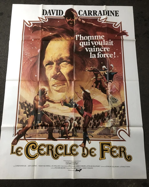 Affiche Pliée LE CERCLE DE FER - 1978 - David Carradine - 120x160