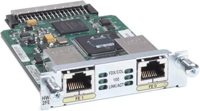 VWIC2-2MFT-T1/E1 Cisco VWIC2-2MFT-T1/E1 2 Port RJ48 Multiplex Voice/WAN Trunk