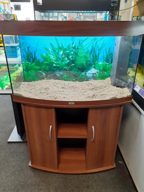 Juwel VISION 180 CURVED GLASS Tropical Aquarium Fish Tank Cabinet Filter Pump