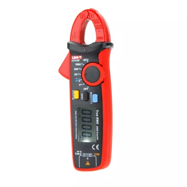 UNI-T UT210E Handheld Digital Clamp Meter Multimeter RMS AC/DC Resistance