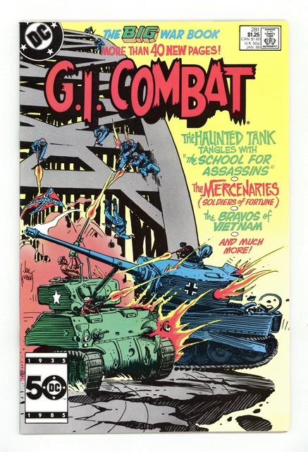 GI Combat #281 VF 8.0 1986
