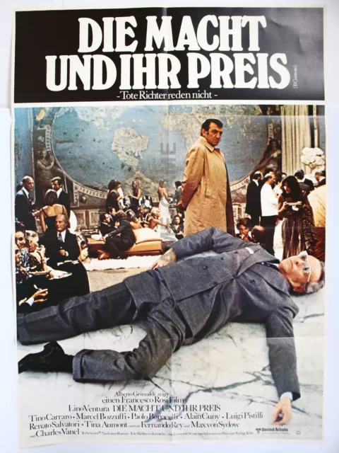 Original Filmposter Filmplakat A1 die Macht und ihr Preis Lino Ventura