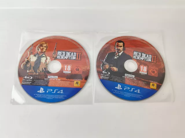 Red Dead Redemption II PS4 Sony Playstation 4 PAL Italiano Solo Dischi Ottimi