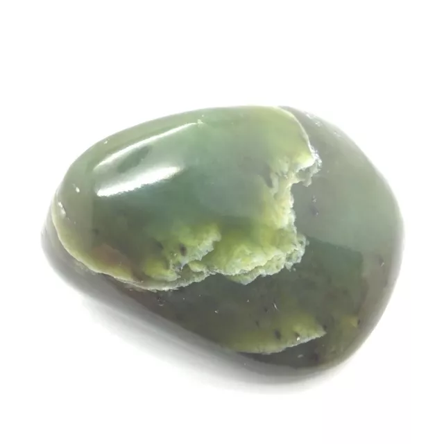 Siberian Jade Pebble Green Nephrite Jade Stone Sayan Mountain Siberia #9