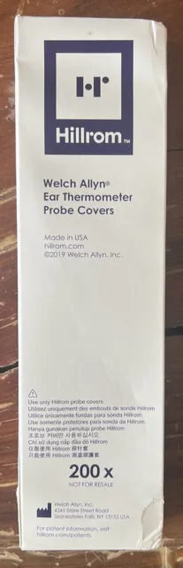 Hillrom Welch Allyn Ear Thermometer Probe Covers Box of 200