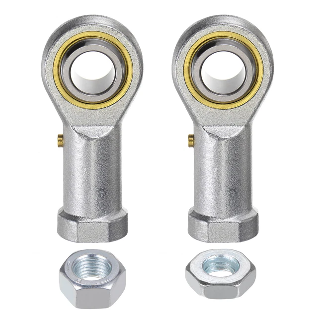PHSB10 3/8" Female Rod End Set - 2pcs of 5/8-18 Left & Right Thread with Jam Nut