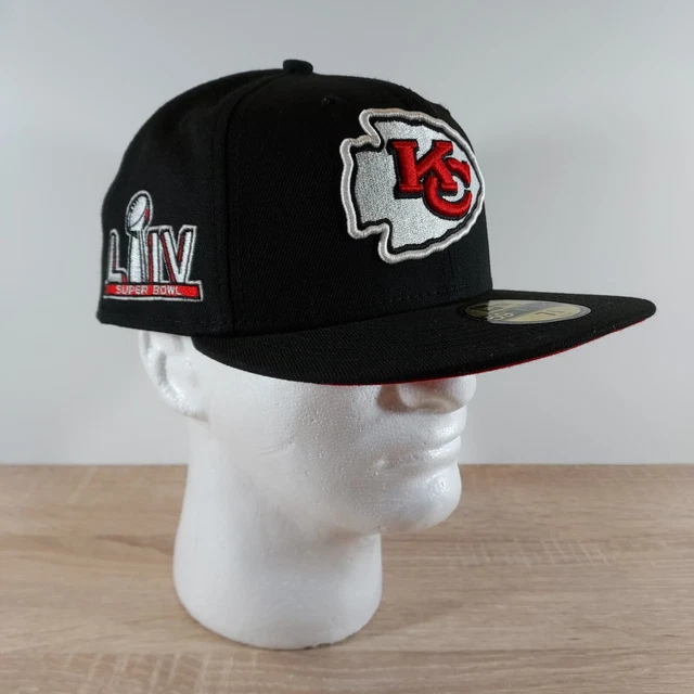 Kansas City Chiefs Super Bowl LIV New Era 59fifty Hat 7 3/4 Fitted Cap NWT