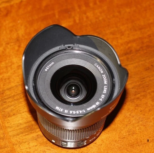 Canon EF-S 10-18mm f/4.5-5.6 IS STM Obiettivo - Nero 3