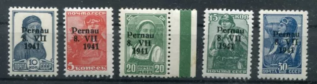 Estland PERNAU 5/9I tadellos ** MNH POSTFRISCH 210EUR (79324