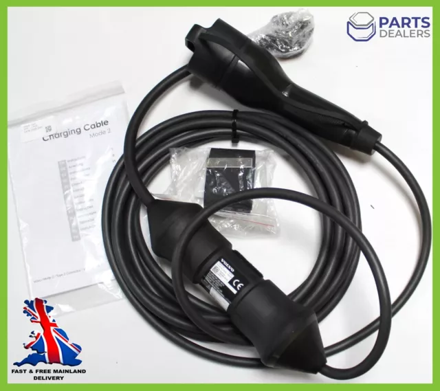 Genuine Volvo Xc40 C40 Charging Cable Uk Home Plug 10A Mode 2 -  3 Pin Plug