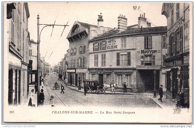 51 CHALONS SUR MARNE - la rue saint jacques