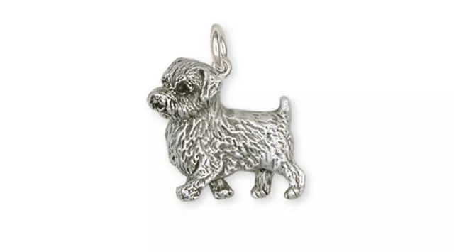 Norfolk Terrier Charm Jewelry Sterling Silver Norfolk Terrier Charms And Norfolk