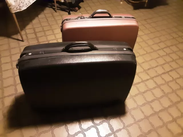 VINTAGE SAMSONITE SILHOUETTE Luggage 2 With Keys $49.99 - PicClick