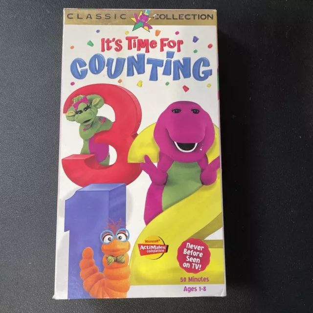 Barney Its Time For Counting Vhs 1998 11 26 Picclick Ca Barney Its Time For Counting Vhs 1998 11 26 Picclick Ca