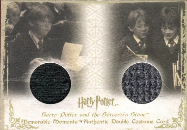 Harry Potter Memorable Moments Ron Weasley Double Costume Card HP DC1 #034/310