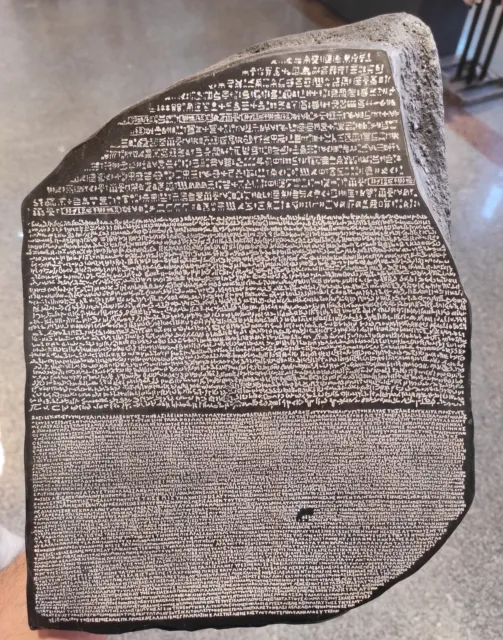 Large Rosetta Stone (Large Size), Museum Reproduction Replica with Certificate.