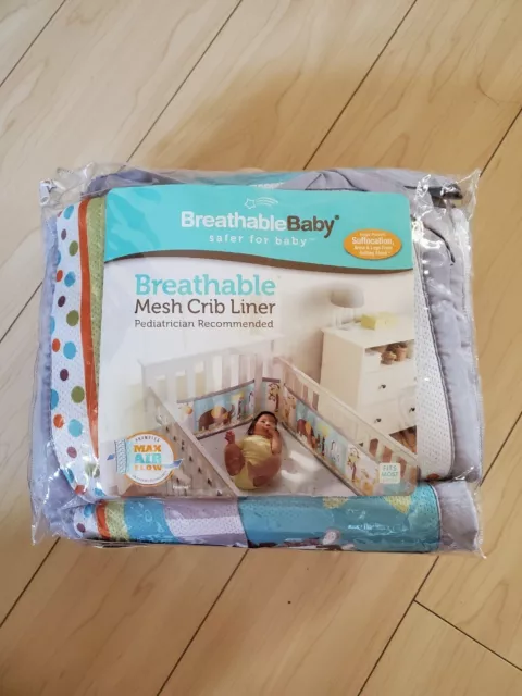 BreathableBaby Classic Breathable Mesh Crib Liner 