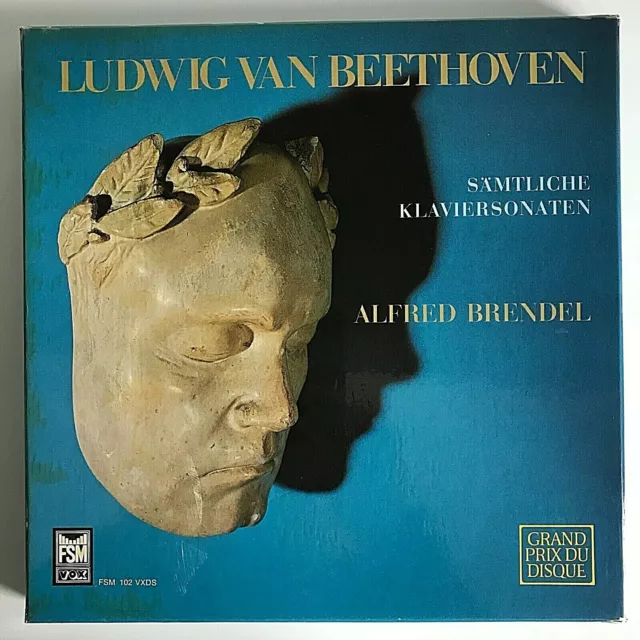 12 LP-Box Ludwig van Beethoven SÄMTLICHE KLAVIERSONATEN Alfred Brendel (B35)