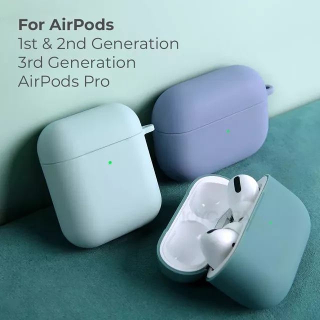 Hülle Für AirPods Pro 1st 2nd 3rd Generation Silikon Case Cover Tasche Bumper