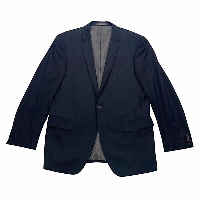 Calvin Klein unico pulsante Blazer Jacket | Vintage Designer Grigio Scuro Tuta Vintage