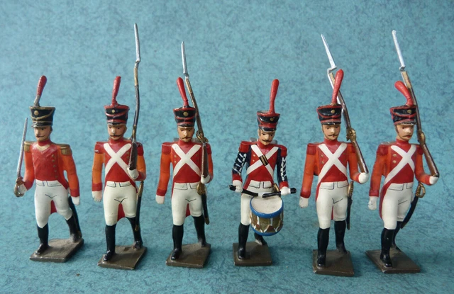 SOLDATS DE PLOMB, C.B.G, Soldats Anglais, 12 Soldats en Boîte, Jouet Ancien EUR 120,00 - FR