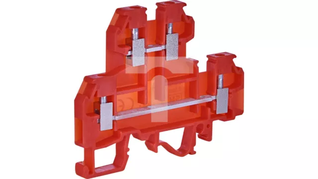 Conector de carril roscado, 2 niveles, 2,5 mm2, rojo VS 2,5 NA+ 03901245 /T2ES