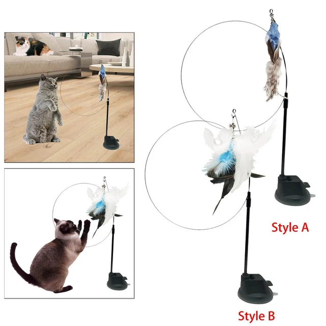 Jouets en plumes de chat Bâton de chat interactif pour chat pour la pratique