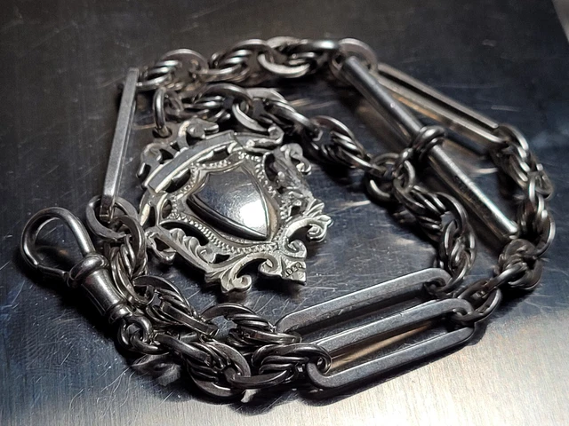 Silver on sale chain watch