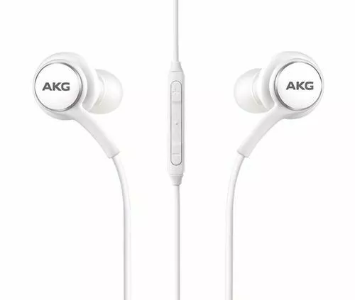 Samsung AKG Casque Audio pour Galaxy M31 D'Écouteurs Combiné Microphone Blanc