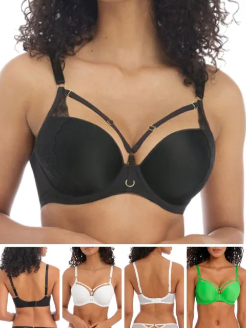 Freya Temptress Deco Bra T-Shirt Moulded Plunge Underwired Sexy Bras Lingerie