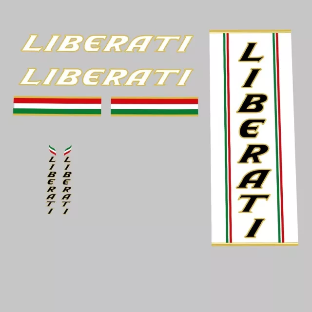 Liberati Bicycle Frame Stickers - Decals - Transfers n.100