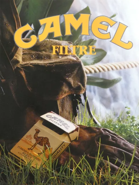 Publicité De Presse 1987 Cigarettes Camel Filtre Turkish & Domectic