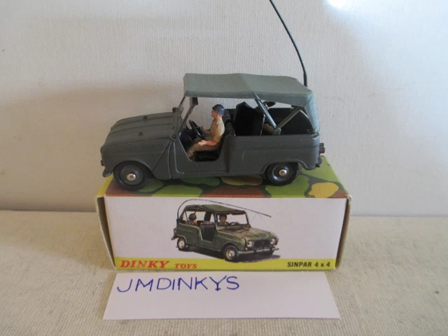 Dinky Toys Soldato Operatore Radio Militare Per Veicolo 4L Simpar Gendarmerie. Modellino In Metallo, Nuovo. Pezzo Da Collezione, Riferimento R08. Perfetto Per Arricchire La Tua Collezione Di Veicoli Militari In Miniatura.