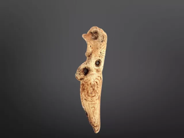 Pre Columbian TAINO Bovidae Bone Figural Pendant Artifact Provenance