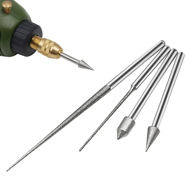 Affidabile ago gambo con testa rivestita di diamanti per sculture (69 caratteri)