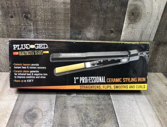 PLUGGED IN HEATMASTER Series 1 Professional Ceramic Styling Flat