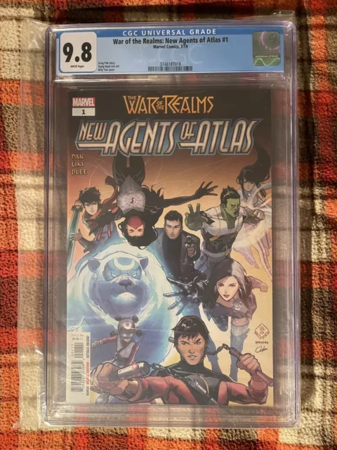 War Of The Realms: New Agents Of Atlas #1 Cgc 9.8 1St Luna Snow Aero Crescent