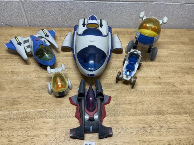 Disney Junior Miles From Tomorrowland Stellosphere Toy Spaceship Tomy Lot Of 6