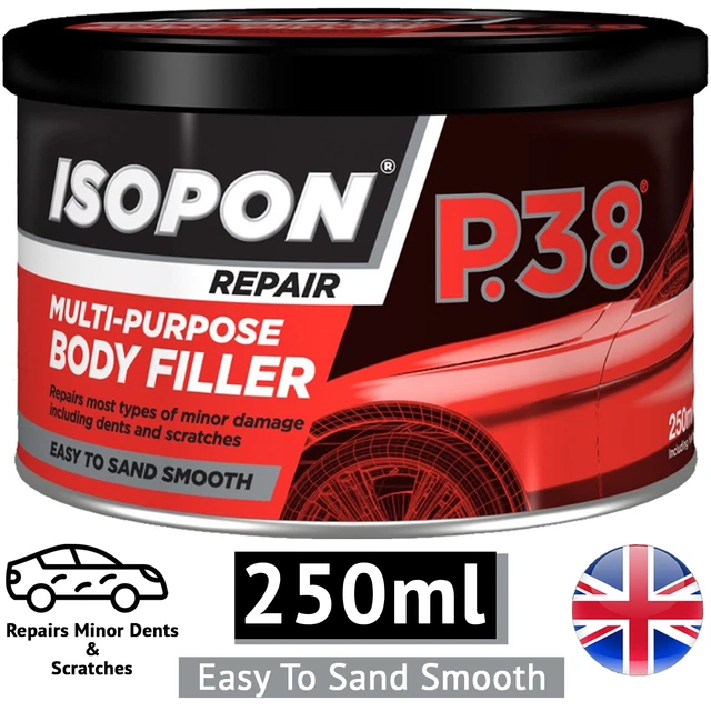 UPOL ISOPON P38 Easy Sand Car Body Filler Dent & Scratch Repair 250ml £