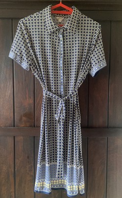 Max Studio Short Sleeve  Belted Collared Tunic/ Dress Size XL