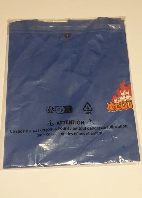 T-shirt Collector My Hero Academia X Burger King - Personnage DEKU - Taille XL Neuf Avec étiquettes