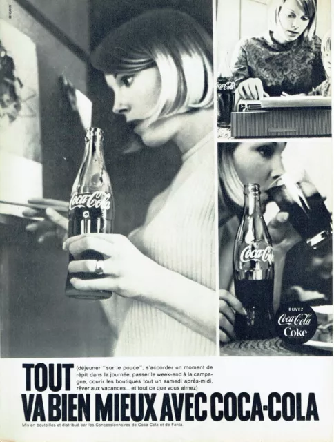 publicité Advertising 0522 1968   Coca Cola soda  tout va bien mieux