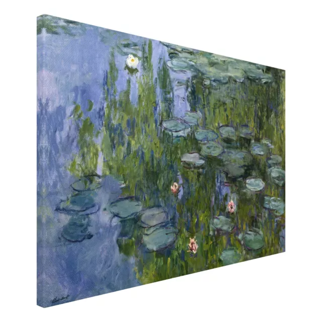 Leinwandbild Wandbild Bild Canvas Kunst Druck Claude Monet Seerosen Nympheas