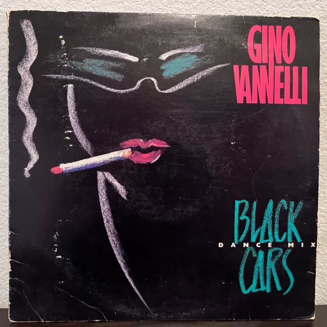 GINO VANNELLI - Black Cars - 12" Vinyl Record Single - VG+