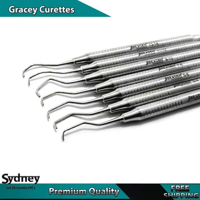 Periodontal Gracey Curettes Surgical Hygiene Scalers Endodontic Instruments