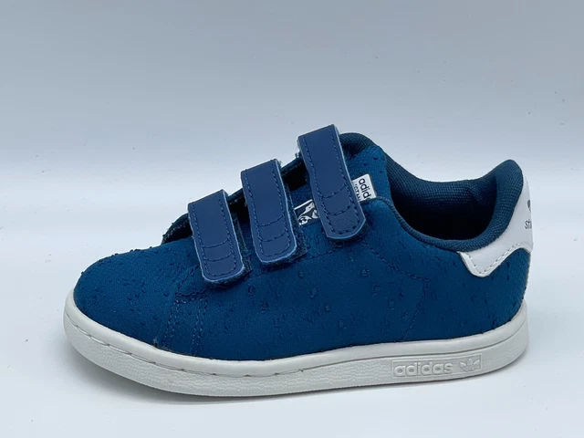 adidas Stan Smith CF I Infants Trainers Blue (A3) S32178 Infants 7