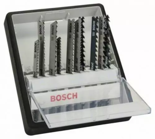 Bosch Line Stichsägeblatt-Set Wood 10 pièces