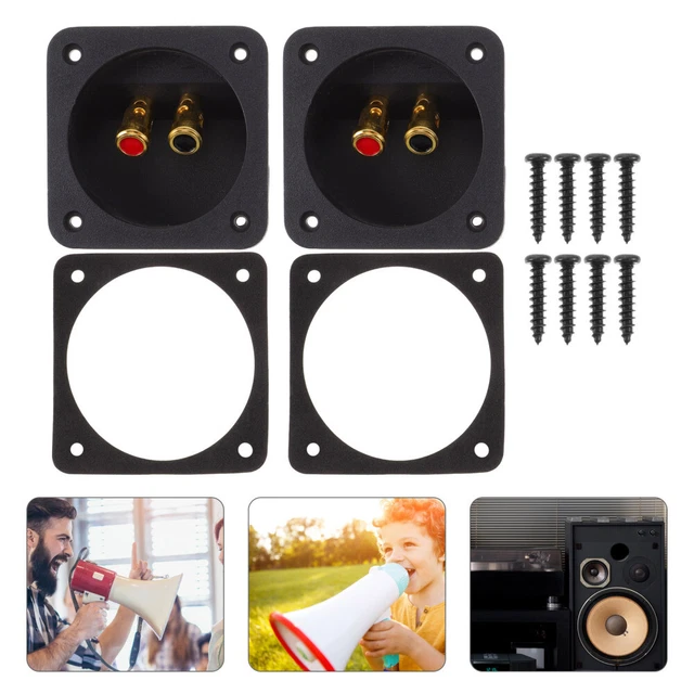 SUBWOOFER PLUG 2 way Subwoofer Box Terminal Junction Box 2 Pcs £9.92
